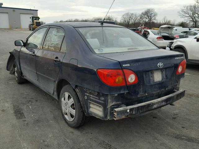 JTDBR32E740052627 - 2004 TOYOTA COROLLA CE BLUE photo 3