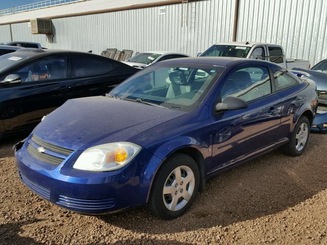 1G1AK15F877237296 - 2007 CHEVROLET COBALT LS BLUE photo 2