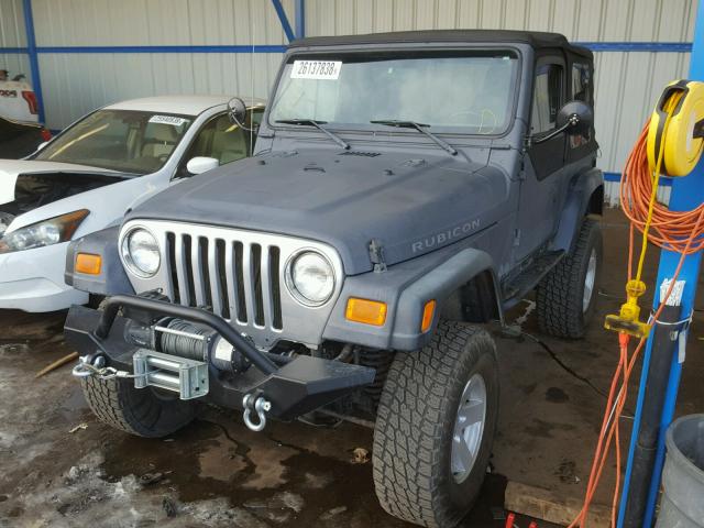 1J4FA69S54P719640 - 2004 JEEP WRANGLER / GRAY photo 2