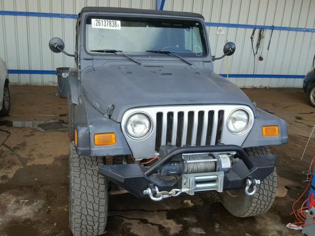 1J4FA69S54P719640 - 2004 JEEP WRANGLER / GRAY photo 9