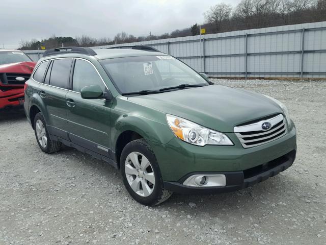 4S4BRCCC0C3220078 - 2012 SUBARU OUTBACK 2. GREEN photo 1