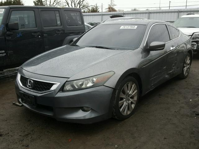 1HGCS22828A009506 - 2008 HONDA ACCORD EXL GRAY photo 2