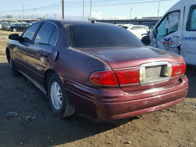 1G4HP52K944169647 - 2004 BUICK LESABRE CU BURGUNDY photo 3