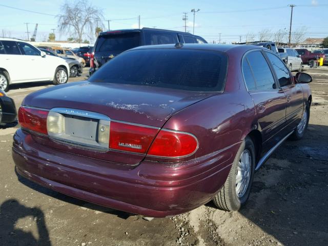 1G4HP52K944169647 - 2004 BUICK LESABRE CU BURGUNDY photo 4