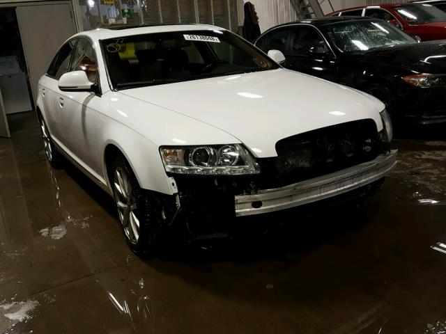 WAUSG74F59N030782 - 2009 AUDI A6 WHITE photo 1