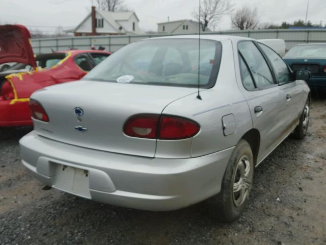 1G1JC524517166895 - 2001 CHEVROLET CAVALIER B SILVER photo 4