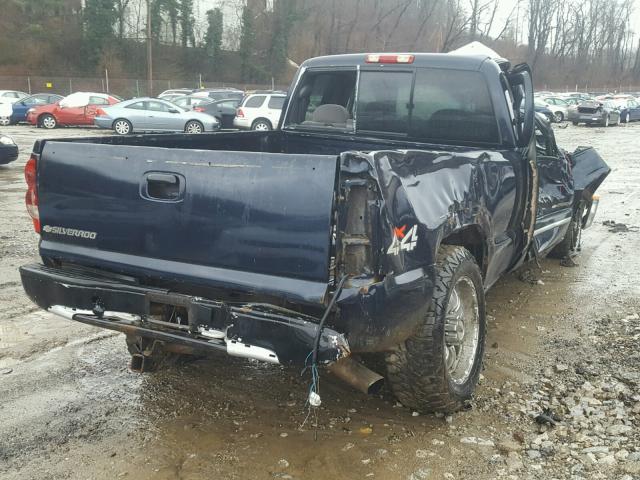 1GCHK29U16E121453 - 2006 CHEVROLET SILVERADO BLACK photo 4