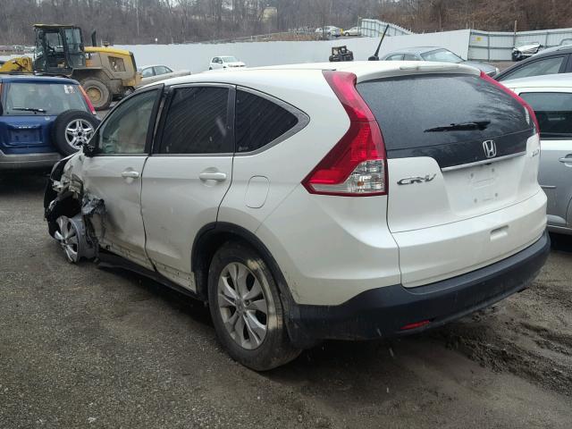 5J6RM4H59CL054400 - 2012 HONDA CR-V EX WHITE photo 3