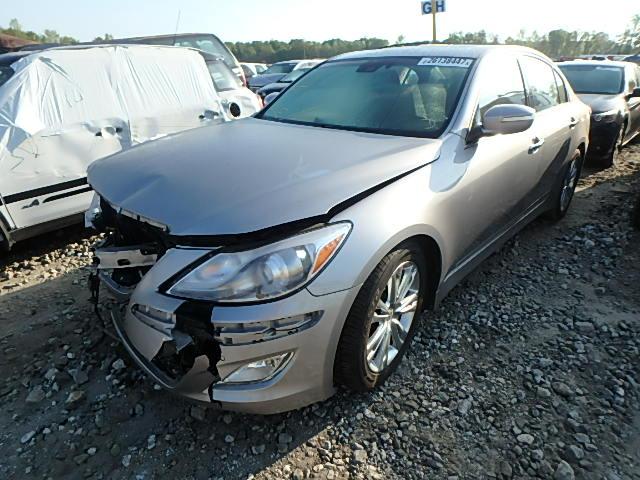 KMHGC4DD9DU231600 - 2013 HYUNDAI GENESIS 3. GRAY photo 2