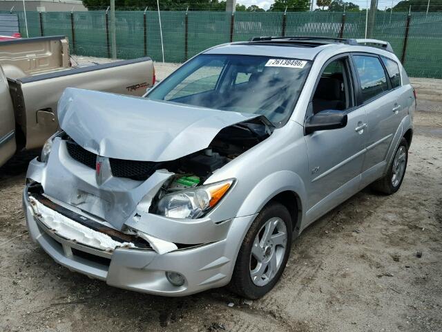 5Y2SM62884Z439595 - 2004 PONTIAC VIBE SILVER photo 2