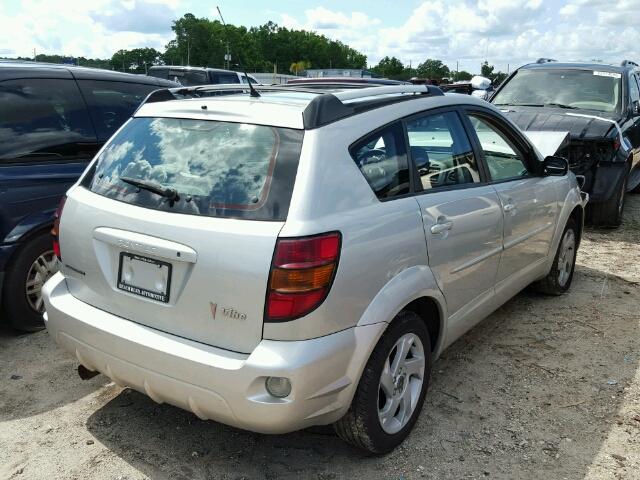 5Y2SM62884Z439595 - 2004 PONTIAC VIBE SILVER photo 4