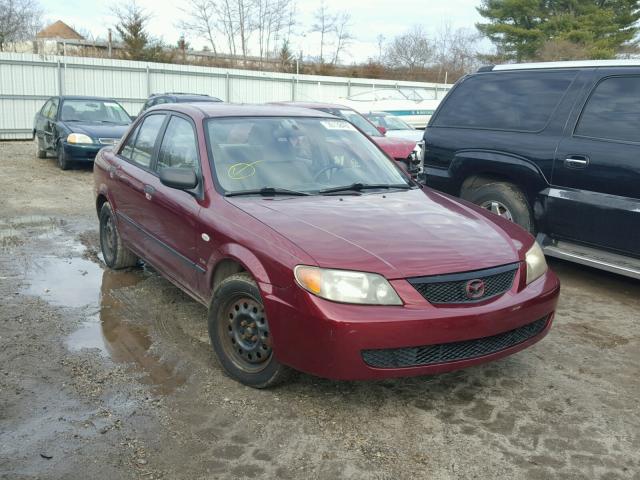 JM1BJ225030188243 - 2003 MAZDA PROTEGE DX MAROON photo 1