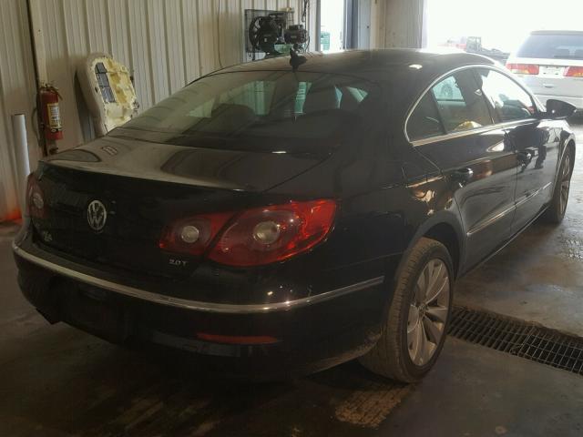 WVWNN7AN0CE514657 - 2012 VOLKSWAGEN CC SPORT BLACK photo 4