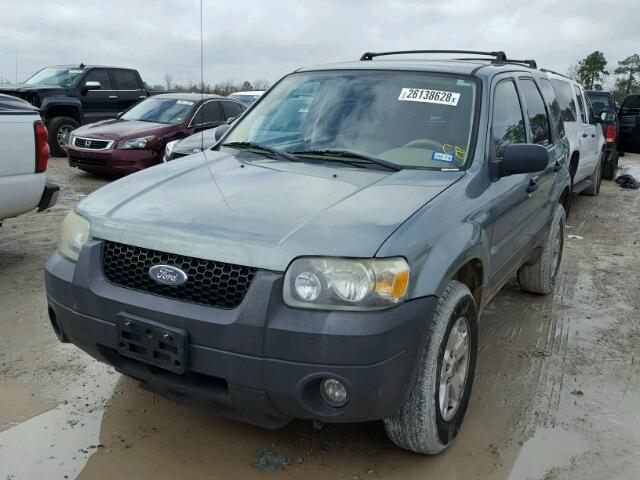 1FMYU03136KC24285 - 2006 FORD ESCAPE XLT GREEN photo 2