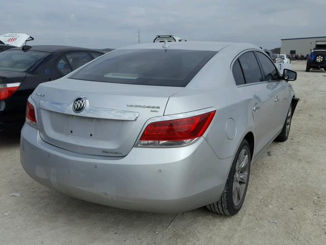 1G4GC5EG1AF169608 - 2010 BUICK LACROSSE C SILVER photo 4