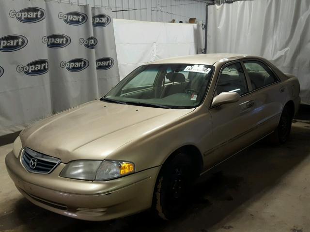 1YVGF22D6Y5156643 - 2000 MAZDA 626 ES GOLD photo 2