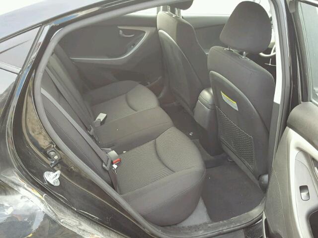 KMHDH4AE1GU528527 - 2016 HYUNDAI ELANTRA SE BLACK photo 6