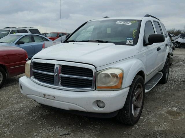 1D4HD58D54F180139 - 2004 DODGE DURANGO LI WHITE photo 2