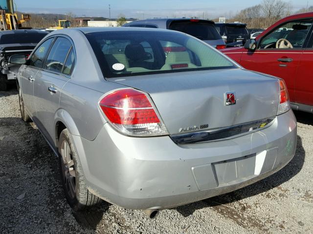 1G8ZV57B29F186724 - 2009 SATURN AURA XR SILVER photo 3