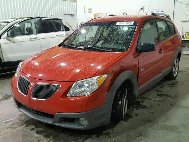 5Y2SL63865Z463039 - 2005 PONTIAC VIBE RED photo 2