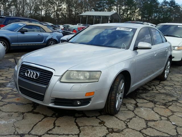 WAUDG74F75N097306 - 2005 AUDI A6 3.2 QUA SILVER photo 2