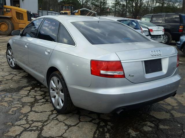 WAUDG74F75N097306 - 2005 AUDI A6 3.2 QUA SILVER photo 3