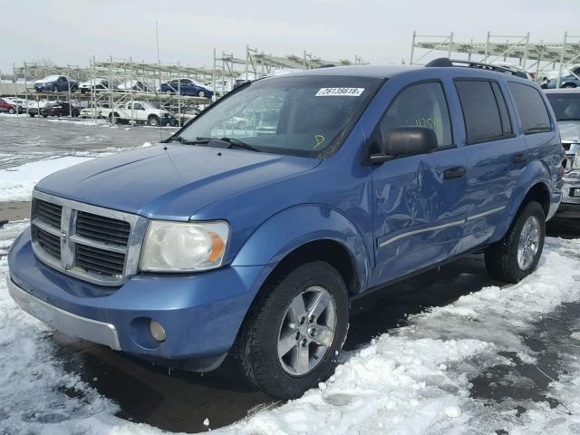 1D8HB58P77F582327 - 2007 DODGE DURANGO LI BLUE photo 2