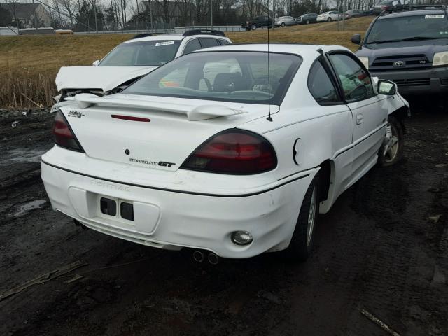 1G2NW12EXXM939604 - 1999 PONTIAC GRAND AM G WHITE photo 4