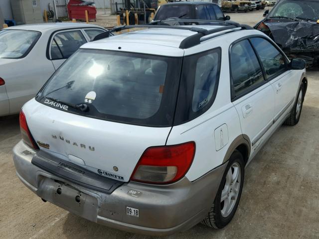 JF1GG68562H825418 - 2002 SUBARU IMPREZA OU WHITE photo 4