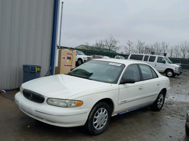 2G4WS52J711250392 - 2001 BUICK CENTURY CU WHITE photo 2