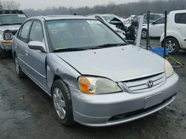 2HGES26852H592584 - 2002 HONDA CIVIC EX ვერცხლისფერი ფოტო 1