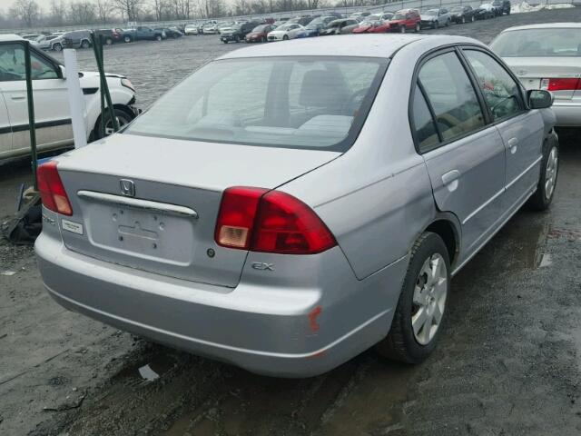 2HGES26852H592584 - 2002 HONDA CIVIC EX ვერცხლისფერი ფოტო 4