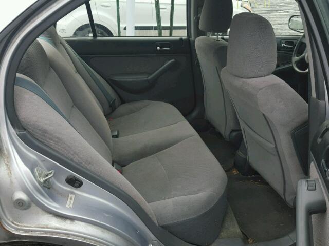 2HGES26852H592584 - 2002 HONDA CIVIC EX ვერცხლისფერი ფოტო 6