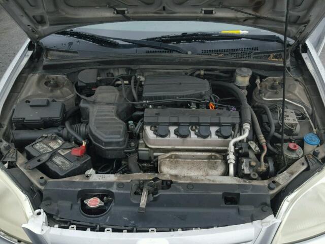 2HGES26852H592584 - 2002 HONDA CIVIC EX ვერცხლისფერი ფოტო 7