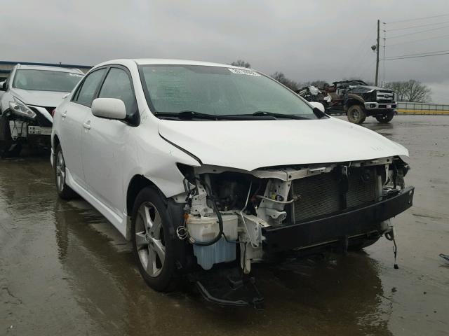 2T1BU4EE3BC710852 - 2011 TOYOTA COROLLA BA WHITE photo 1