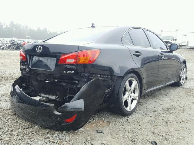 JTHBK262772026826 - 2007 LEXUS IS 250 BLACK photo 4