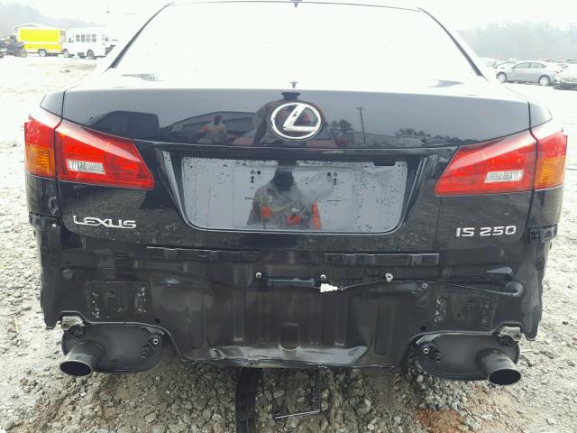 JTHBK262772026826 - 2007 LEXUS IS 250 BLACK photo 9