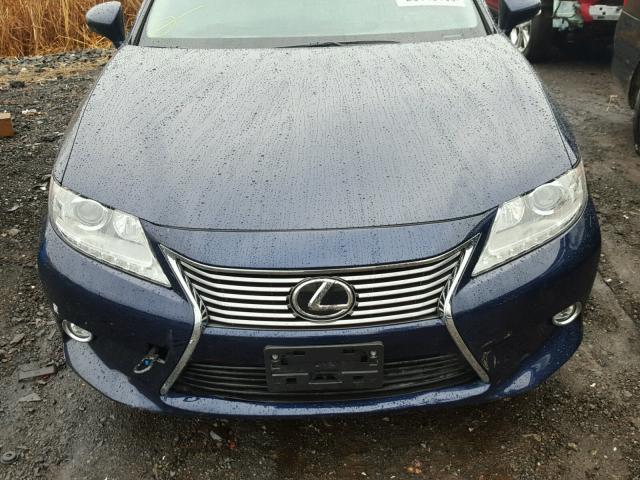 JTHBK1GG1F2205639 - 2015 LEXUS ES 350 BLUE photo 9