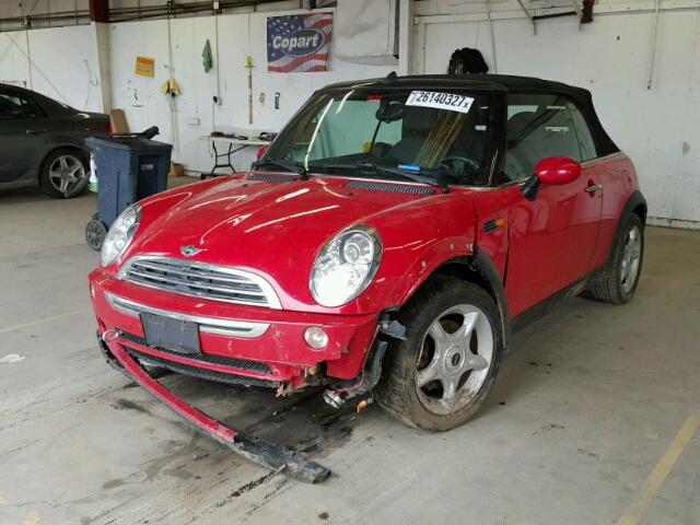 WMWRF33475TF61050 - 2005 MINI COOPER RED photo 2