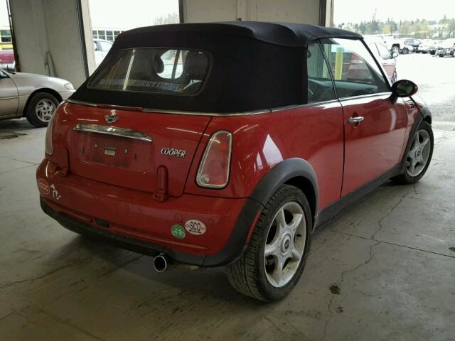 WMWRF33475TF61050 - 2005 MINI COOPER RED photo 4