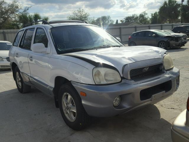 KM8SC13D32U310185 - 2002 HYUNDAI SANTA FE G WHITE photo 1