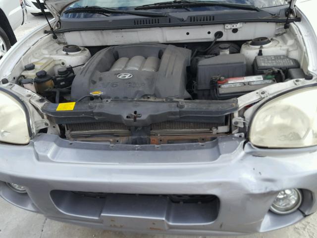 KM8SC13D32U310185 - 2002 HYUNDAI SANTA FE G WHITE photo 7