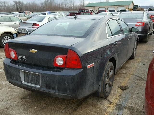 1G1ZC5E10BF371598 - 2011 CHEVROLET MALIBU 1LT BLACK photo 4