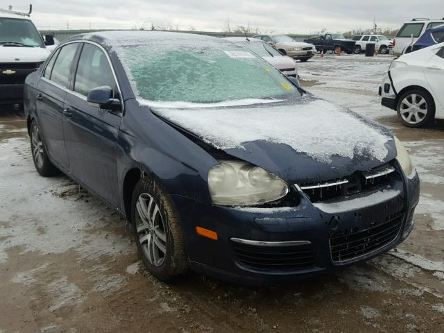 3VWSF71K85M640460 - 2005 VOLKSWAGEN NEW JETTA BLUE photo 1