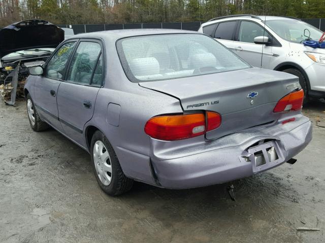 1Y1SK5288WZ413576 - 1998 CHEVROLET GEO PRIZM GRAY photo 3