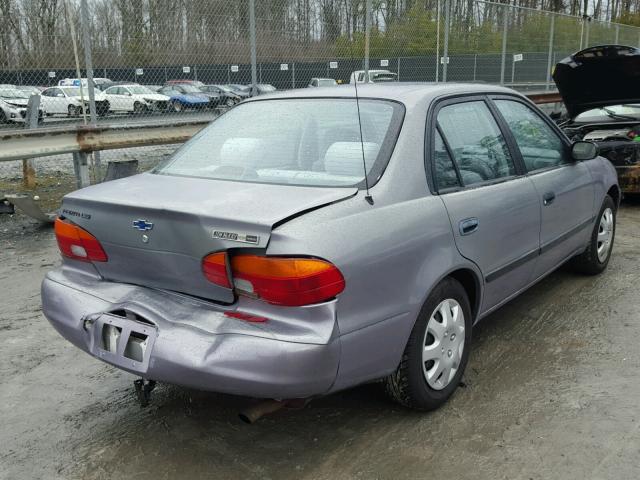 1Y1SK5288WZ413576 - 1998 CHEVROLET GEO PRIZM GRAY photo 4