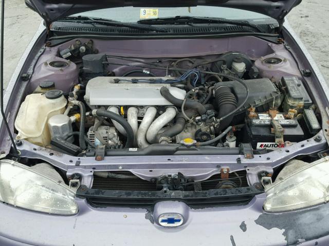 1Y1SK5288WZ413576 - 1998 CHEVROLET GEO PRIZM 灰色 照片 7