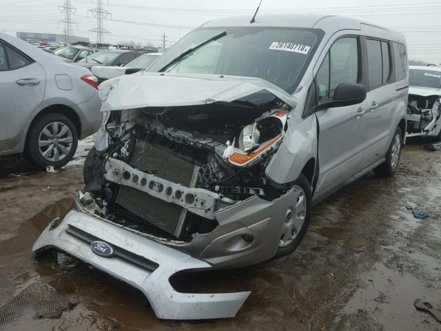 NM0GE9F72E1139893 - 2014 FORD TRANSIT CO SILVER photo 2