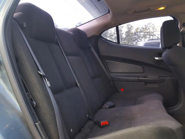 2G2WP582961276641 - 2006 PONTIAC GRAND PRIX TURQUOISE photo 6