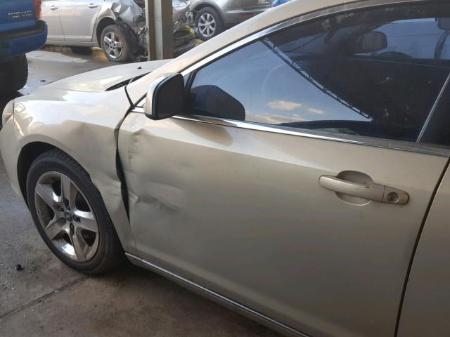 1G1ZC5E02AF198883 - 2010 CHEVROLET MALIBU 1LT თაფლისფერი ფოტო 10